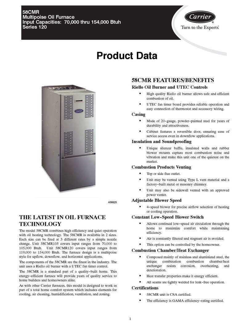 Carrier 58CMR Operation manual Carrier 58CMR Operation manual