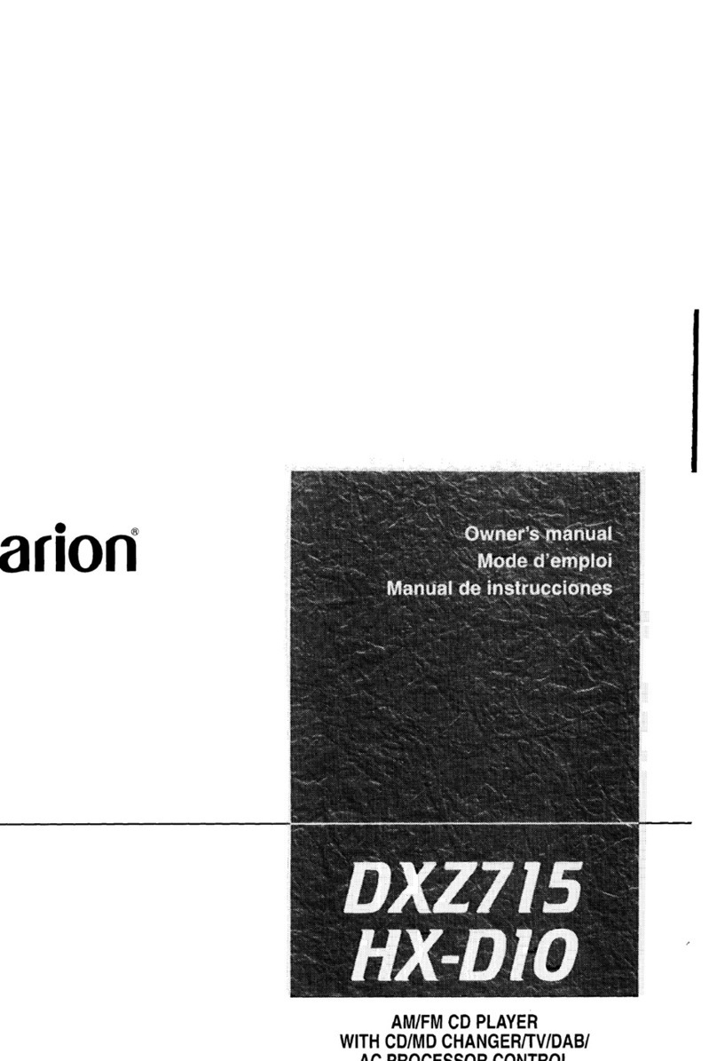 Clarion ] DXZ715 owner's manual