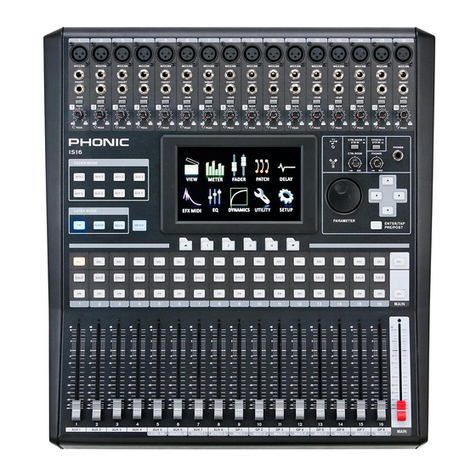 Phonic IS16v1 user manual