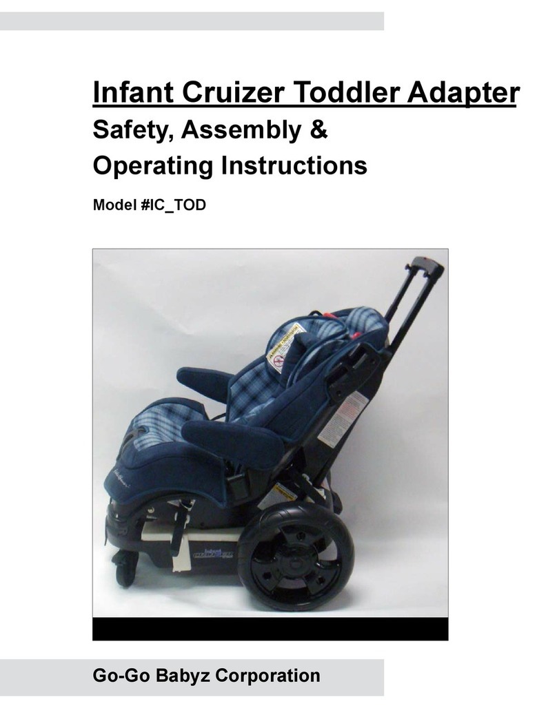 Go-Go Babyz Infant Cruizer Safety, assembly &  operating instructions