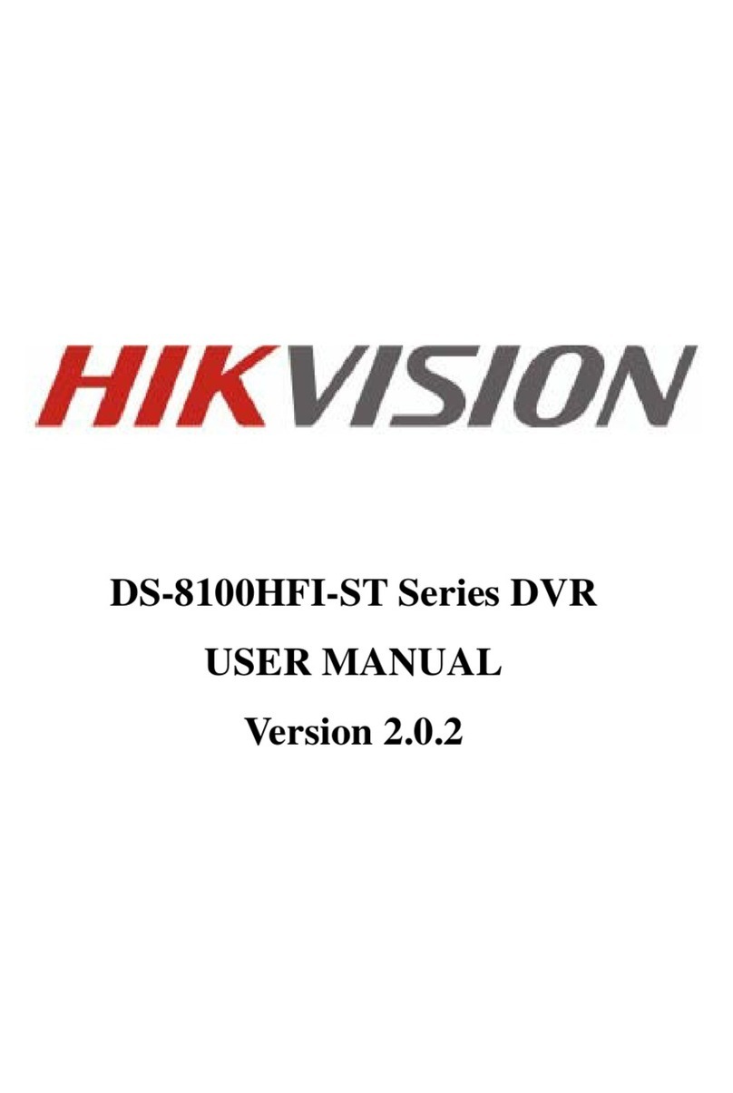 HIK VISION DS-8100HFI-ST Series User manual
