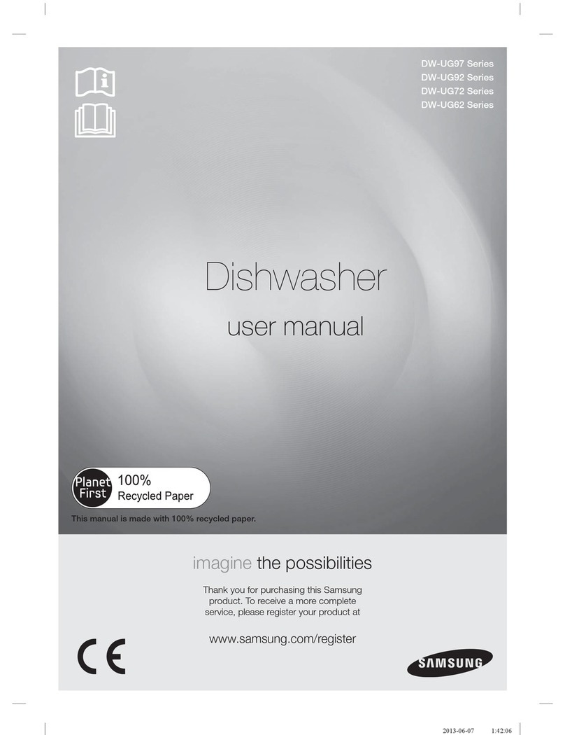 Samsung DW-UG97 Series User manual