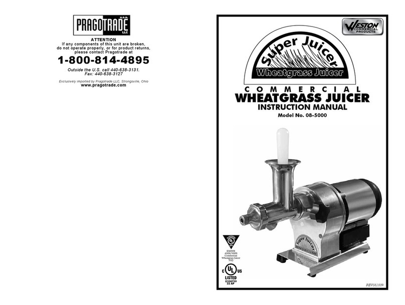 Weston Products 08-5000 instruction manual