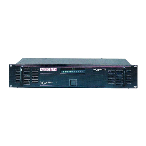AUDIO TELEX DCM250 Operating and installation instructions