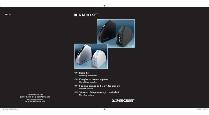 Silvercrest KH 2130 User manual Silvercrest KH 2130 User manual