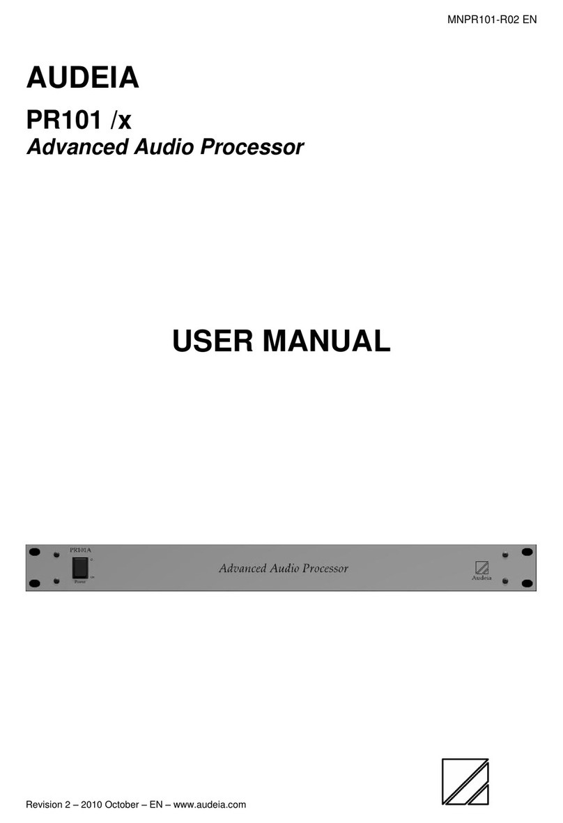 AUDEIA PR101 /x user manual