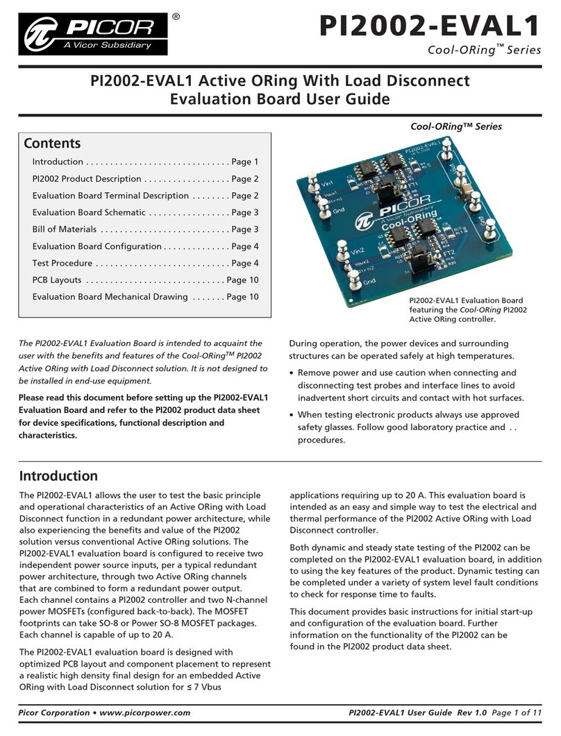 Picor PI2002-EVAL1 user guide