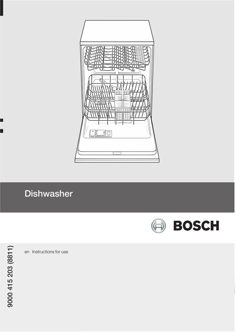 Bosch DISHWASHER Instructions for use