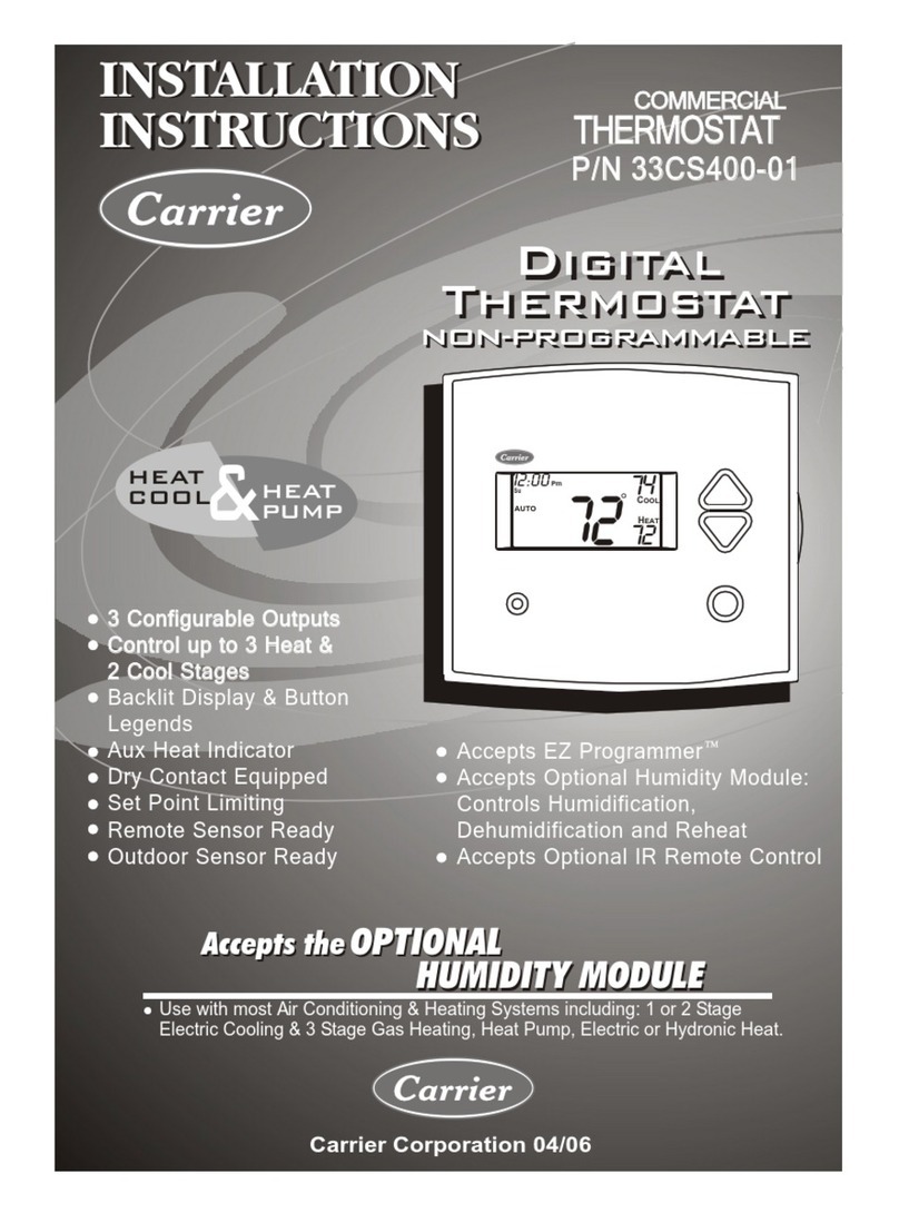 Carrier 33CS400-01 installation instructions