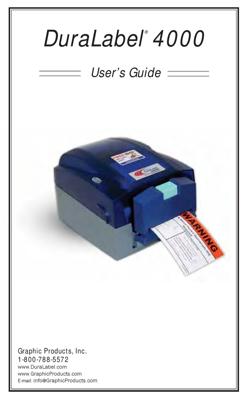 Graphic Products DuraLabel 4000 User manual