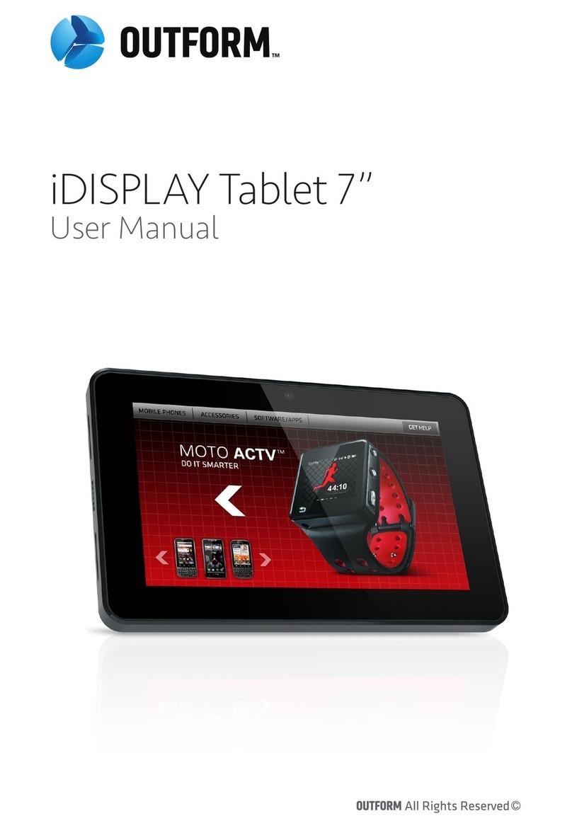 Outform iDISPLAY user manual