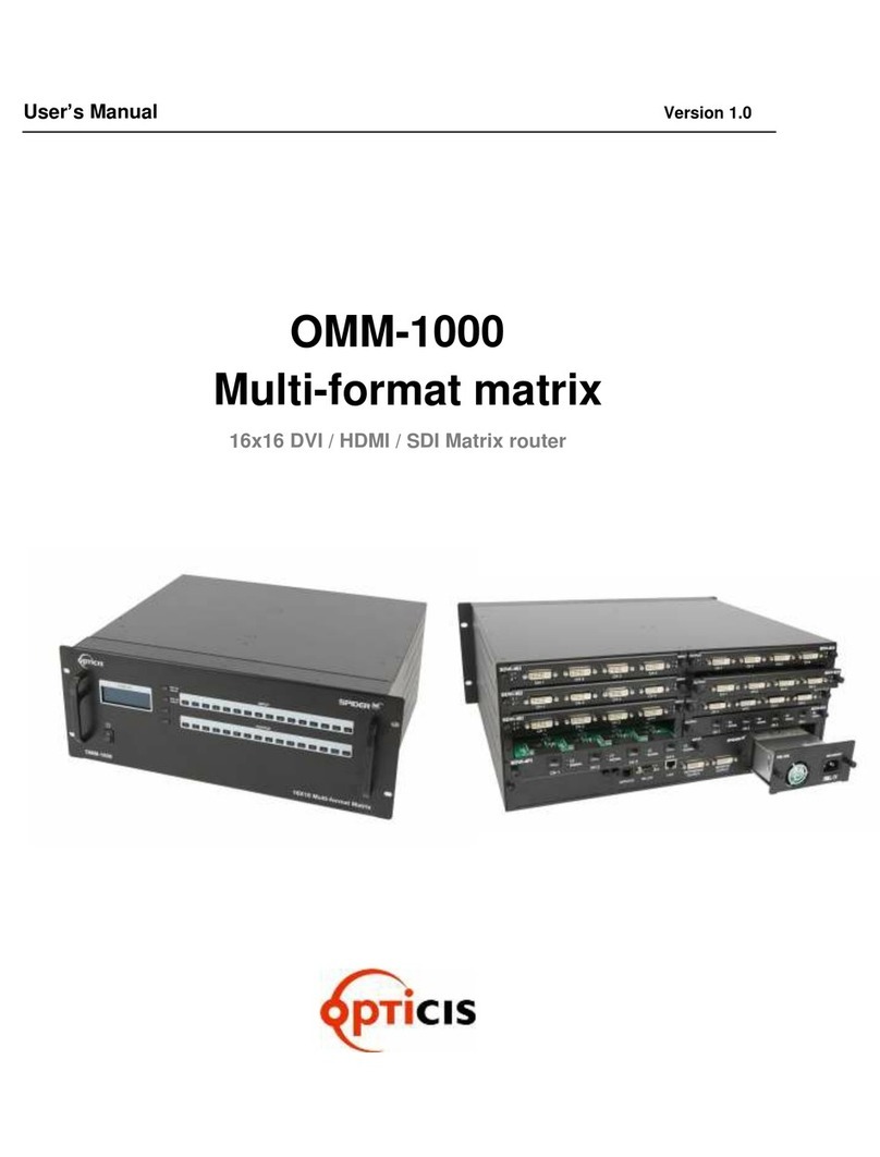 opticis OMM-1000 user manual opticis OMM-1000 user manual