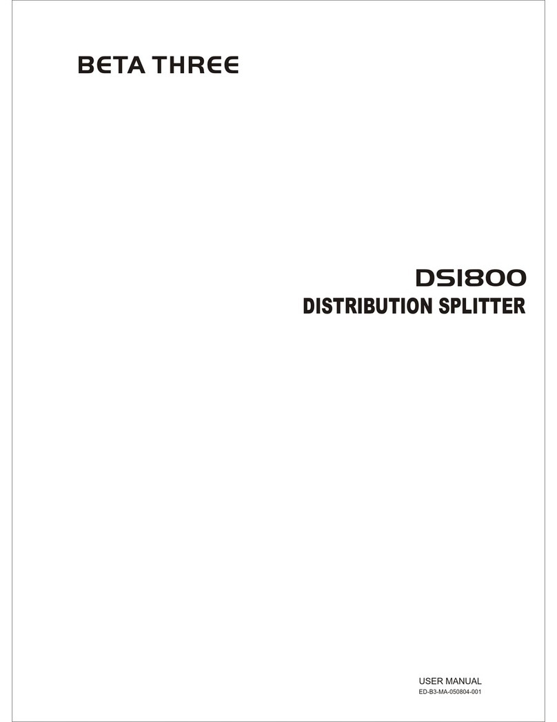 Beta Three DS1800 user manual