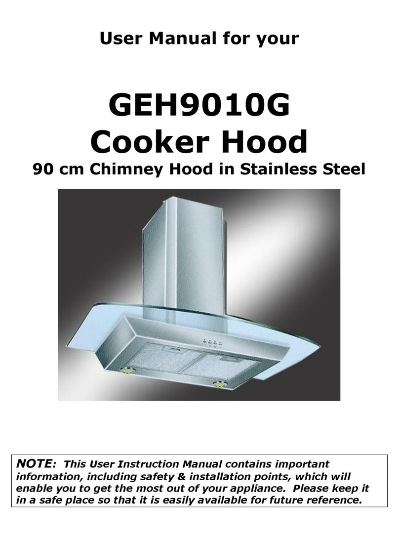 Think Appliances GEH9010G user manual