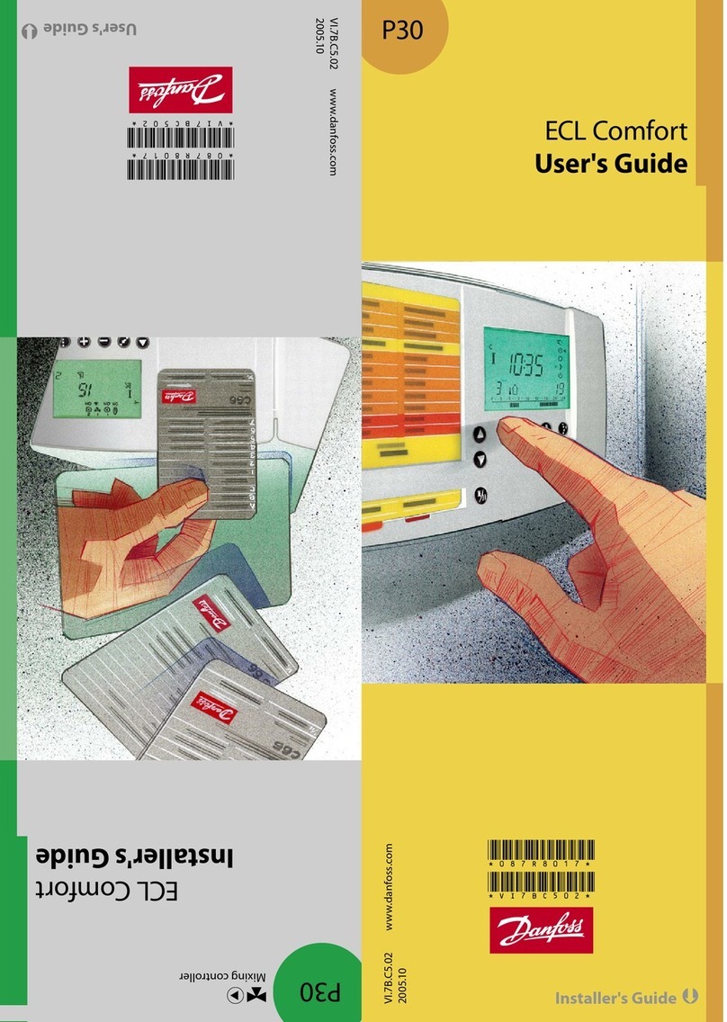 Danfoss ECL Comfort P30 User manual