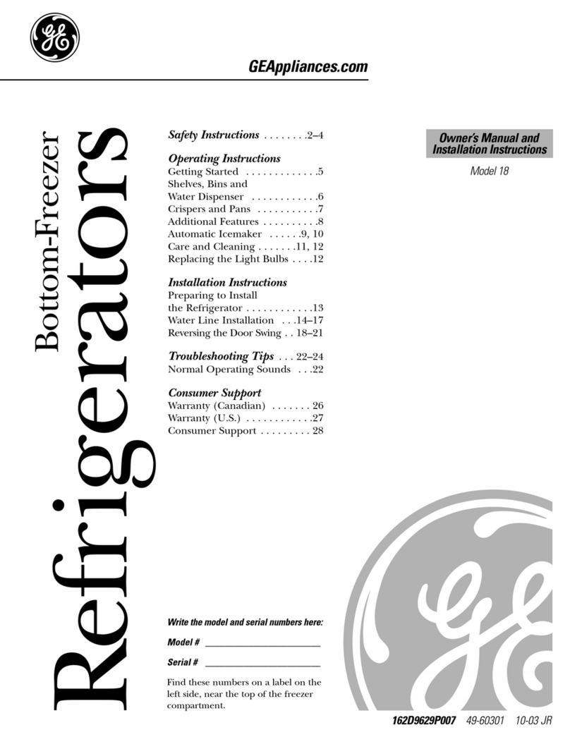 GE 18, 19 Operating instructions GE 18, 19 Operating instructions