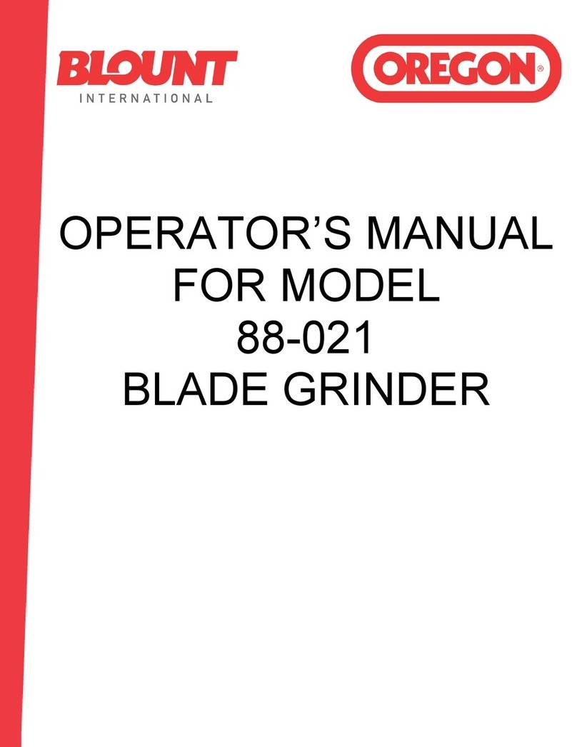 Blount 88-021 User manual