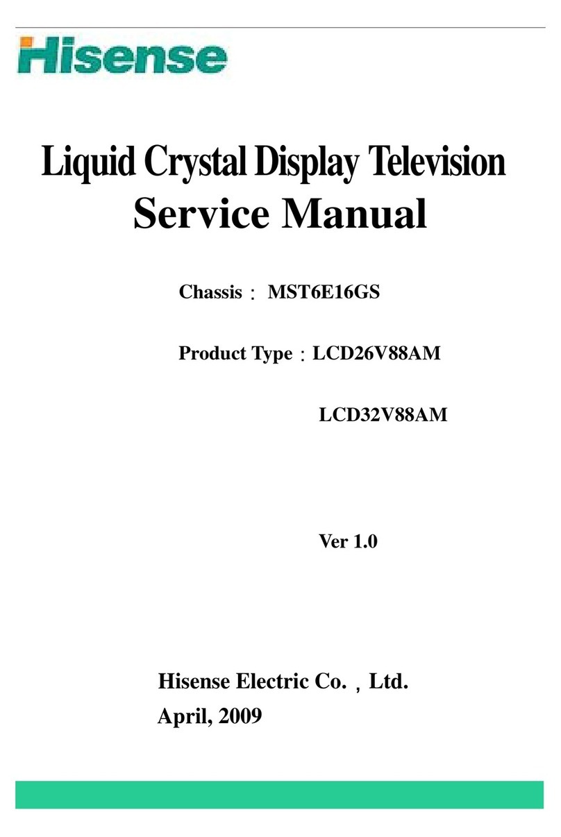 Hisense LCD26V88AM User manual