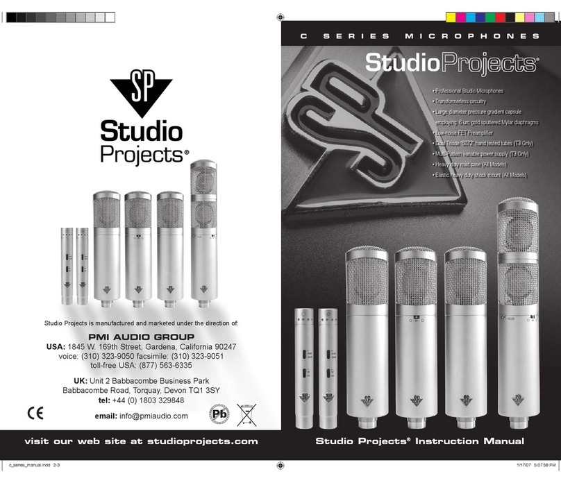 PMI Audio Group C Series instruction manual