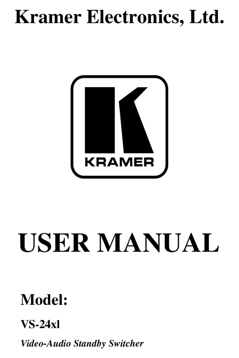 Kramer VS-24xl User manual