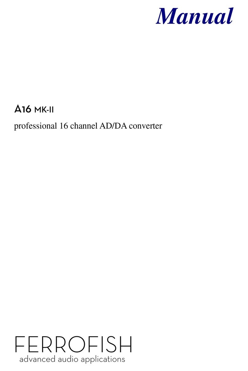 Ferrofish A16 MK-II manual