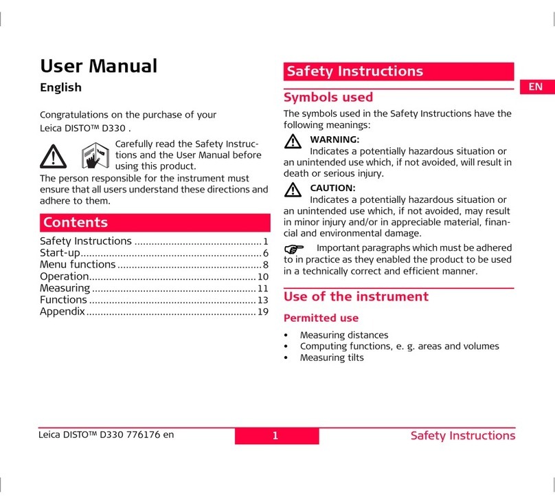 Leica DISTO D330 User manual