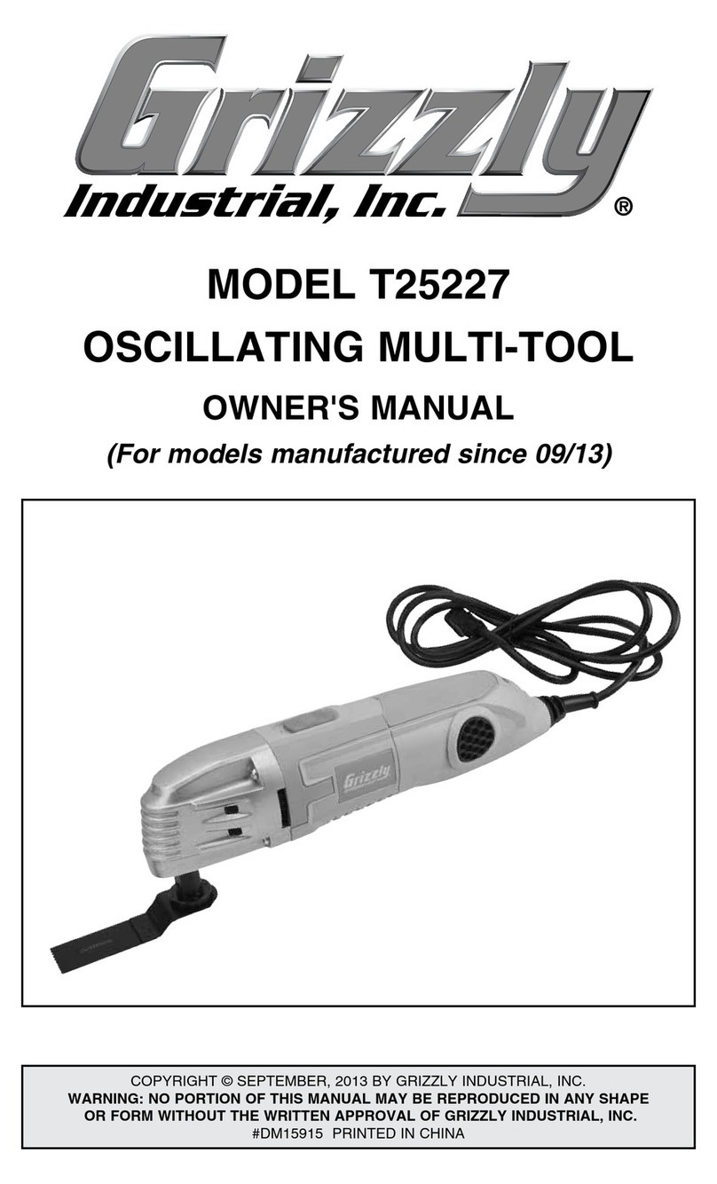 Grizzly T25227 User manual