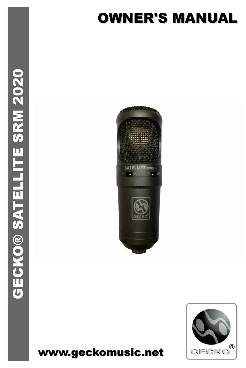 Gecko Satellite SRM 2020 owner's manual