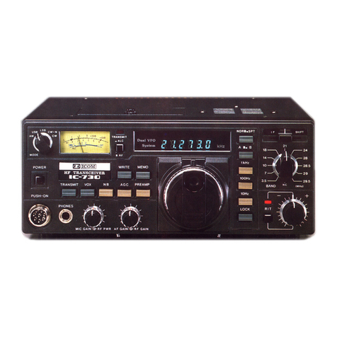Icom IC-730 User manual