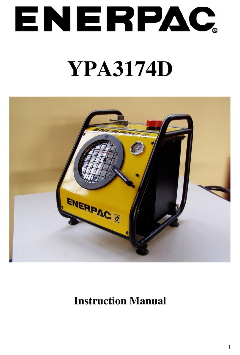 Enerpac YPA3174D User manual