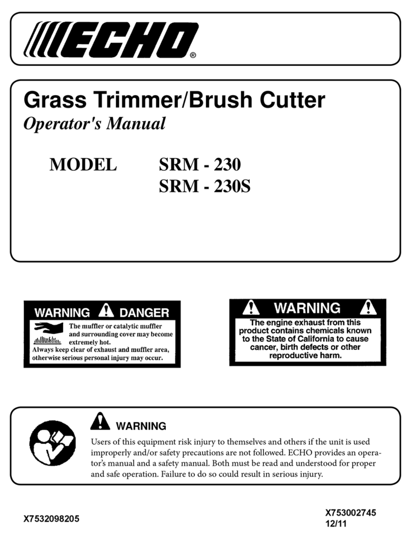 Echo SRM - 230 User manual