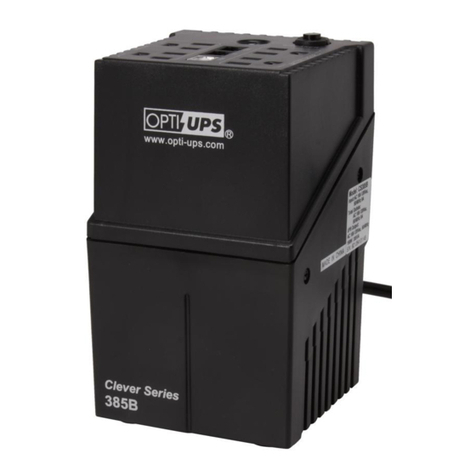 OPTI-UPS Clever CS385B User manual