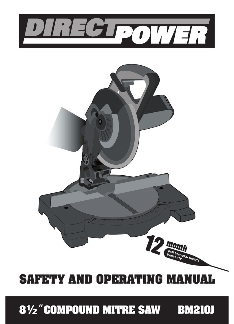 Direct power BM210J Safety and operating manual