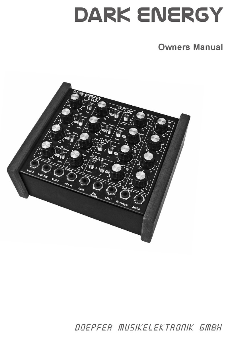 DOEPFER Dark Energy owner's manual