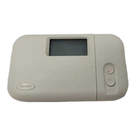 Carrier TSTAT Operation manual