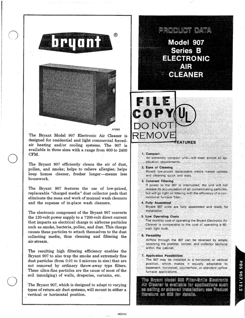 Bryant 907 Operation manual