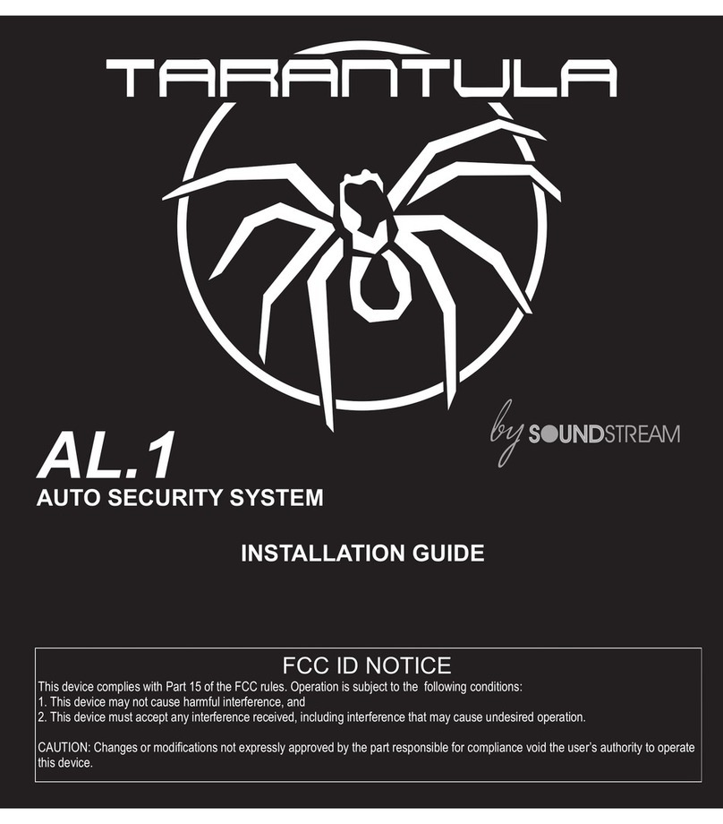 Soundstream Tarantula AL.1 User manual