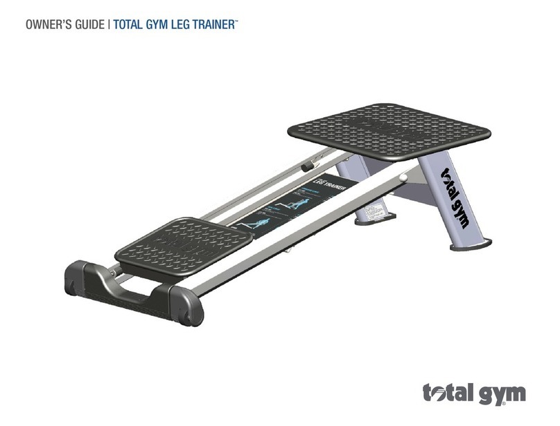 Total Gym TOTAL GYM LEG TRAINER User manual Total Gym TOTAL GYM LEG TRAINER User manual