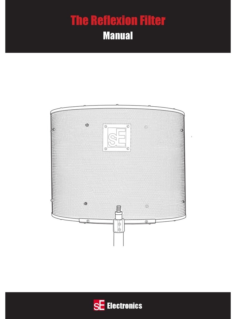 SE Electronics The Reflexion Filter manual