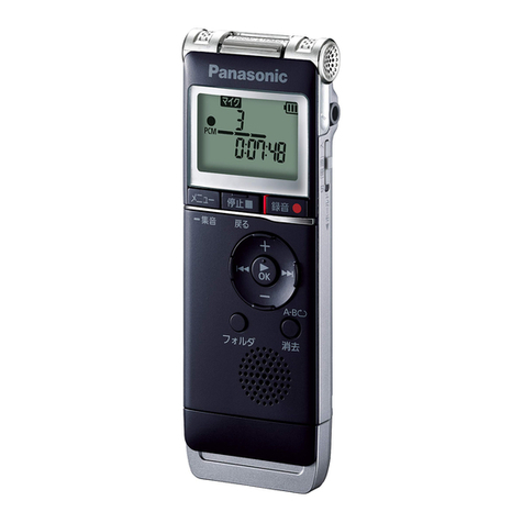 Panasonic RR-XS350 operating instructions