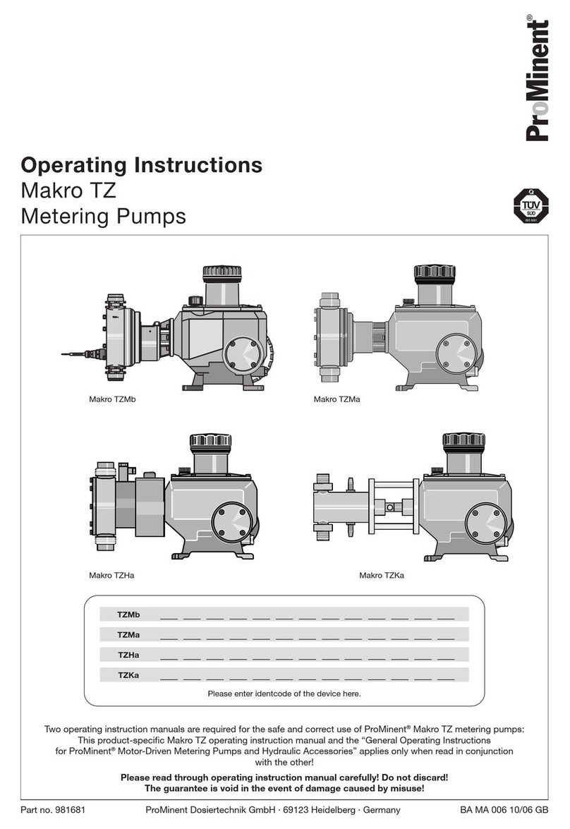 ProMinent Makro TZ operating instructions