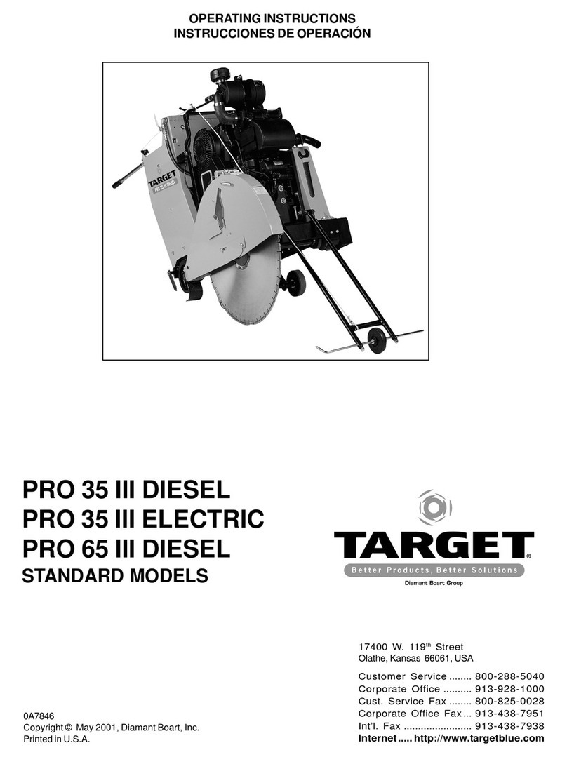 Target PRO 35 III DIESEL operating instructions