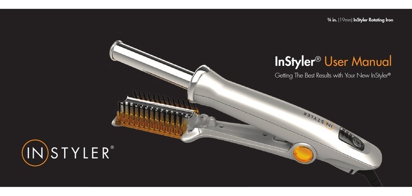 InStyler Rotating Iron User manual