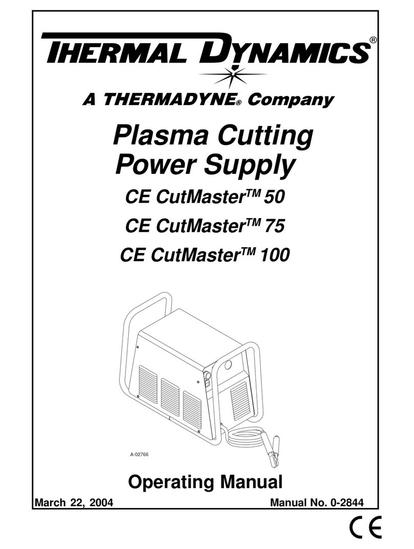 Thermal Dynamics CE CutMaster 50 User manual