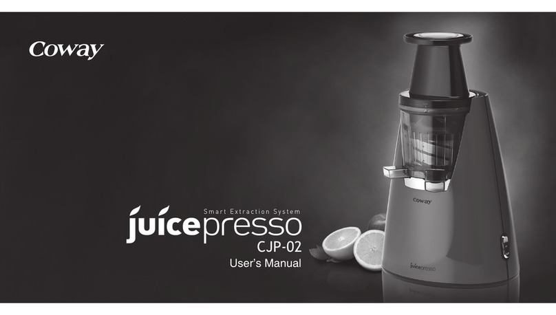 Coway Juicepresso CJP-02 user manual