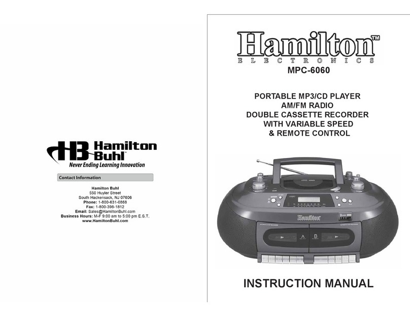 Hamilton Electronics MPC-6060 instruction manual