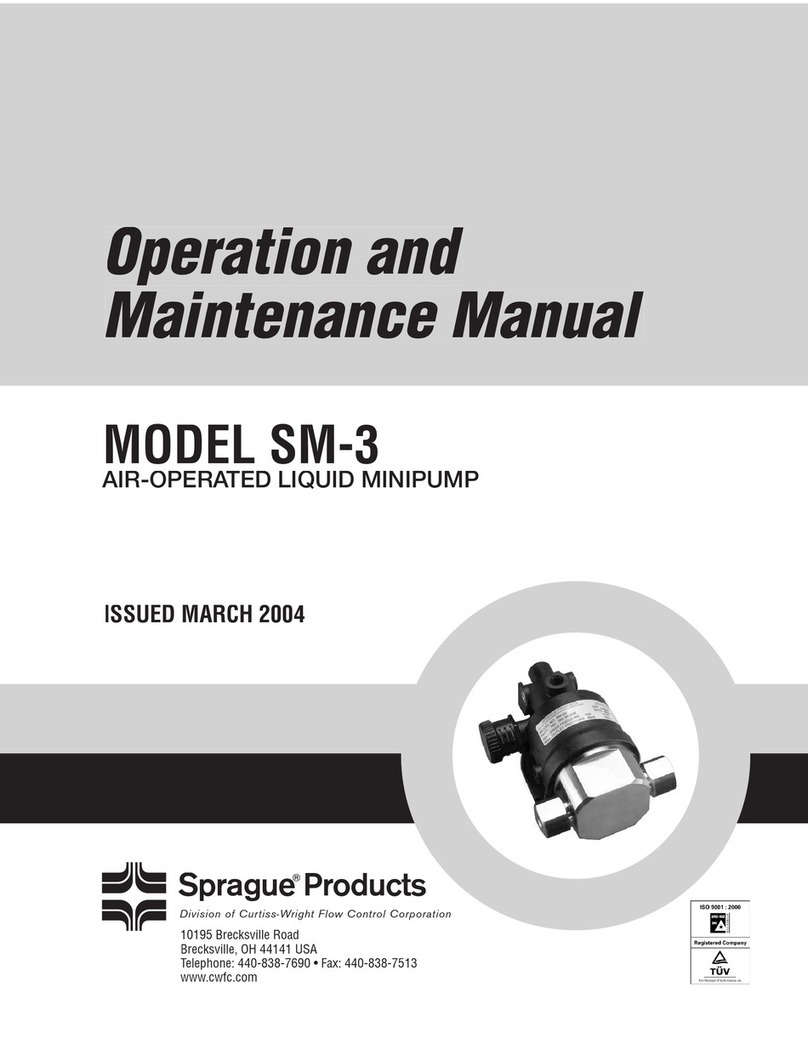 Sprague SM-3 Operation and maintenance manual