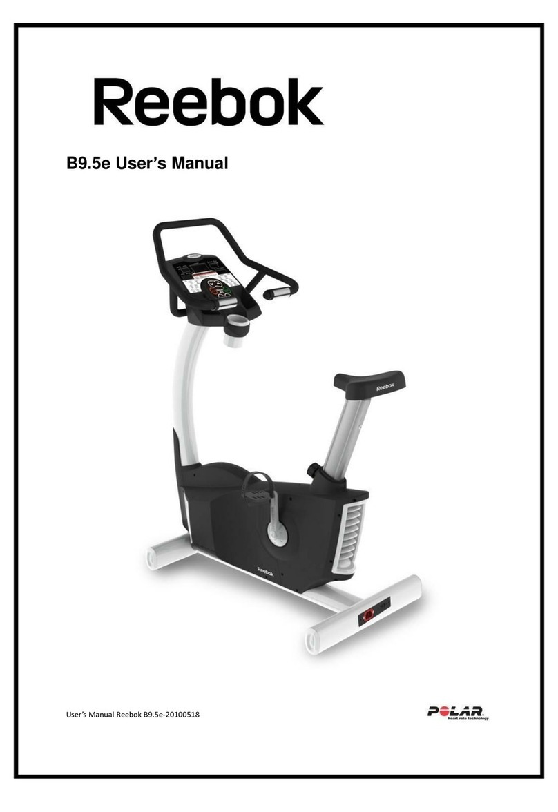 Reebok B9.5e user manual