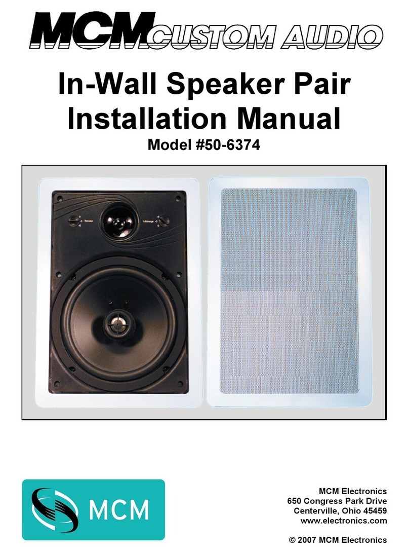 MCM Electronics 50-6374 installation manual