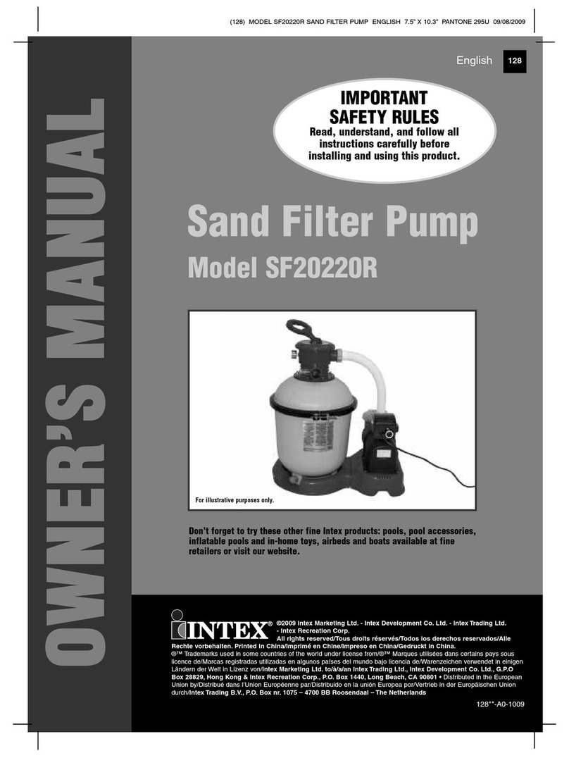 Intex SF20220R User manual